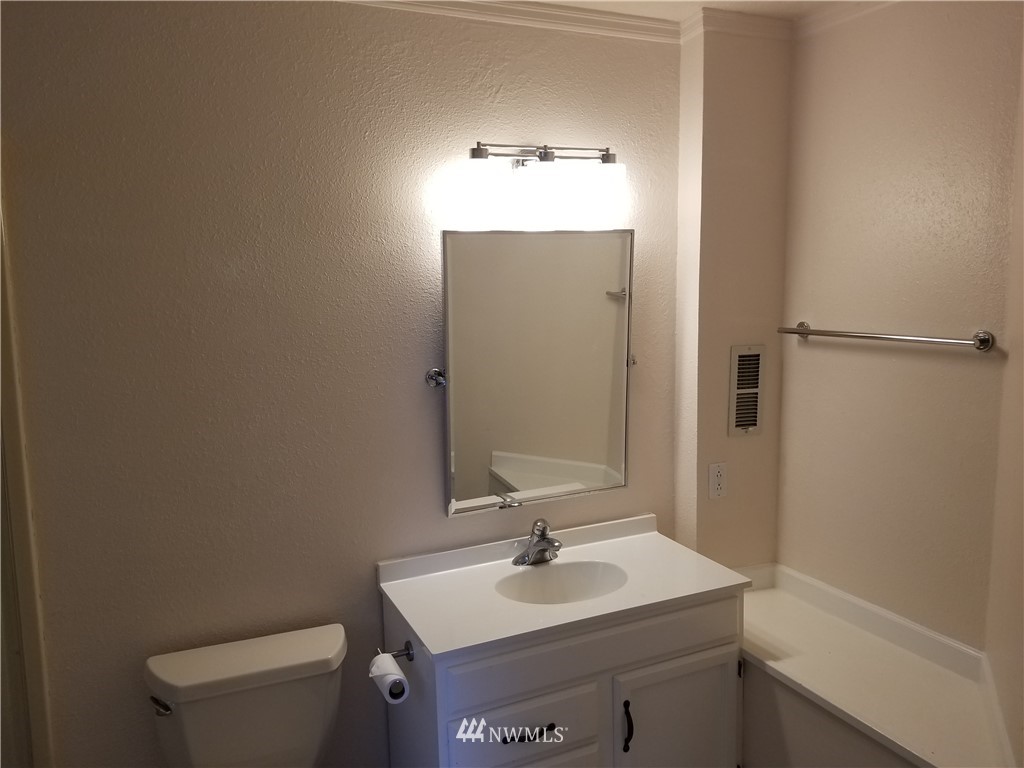 4309 Northeast 24th Street Renton, WA 98059 - Photo 22 of 38 a bathroom with a sink toilet and vanity