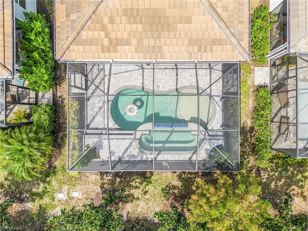 a view of a wooden door