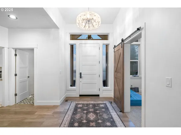 a view of an entryway door