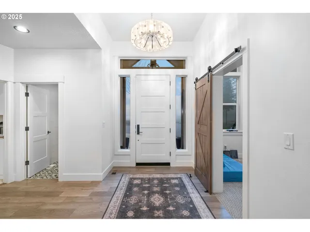 a view of an entryway door