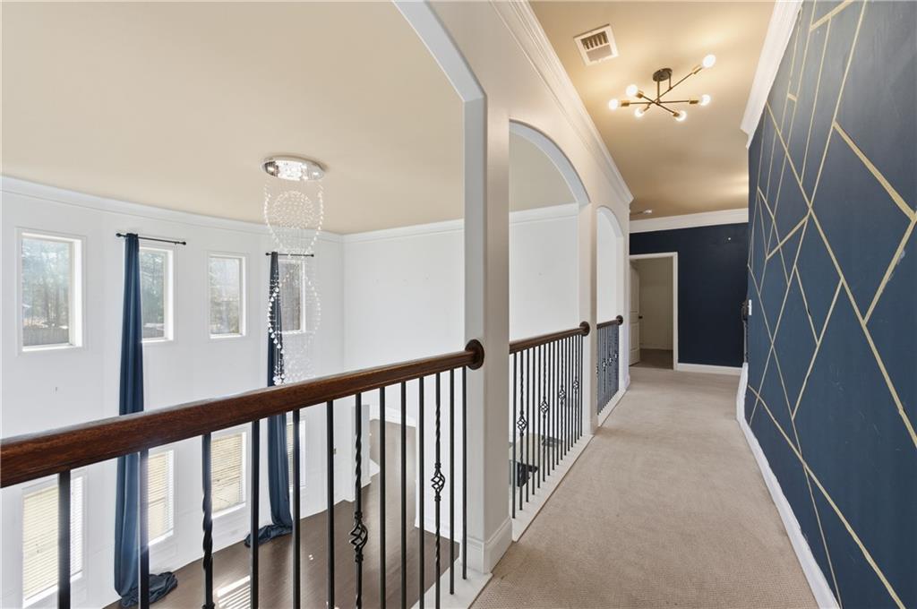 2813 Carrick Court Powder Springs, GA 30127 - Photo 13 of 47 a view of a hallway view with staircase
