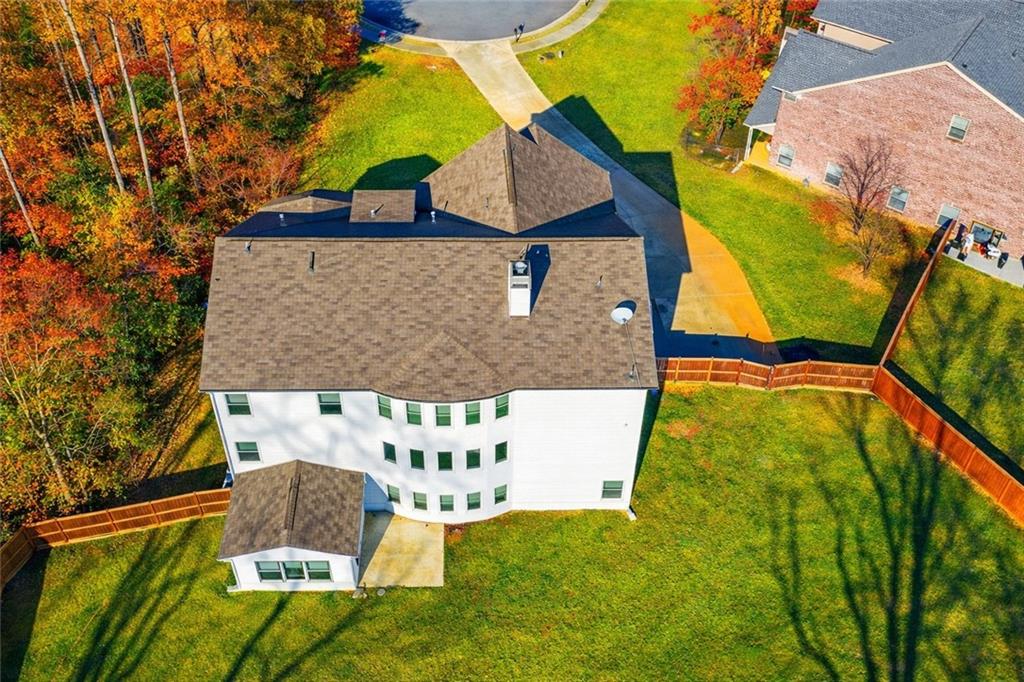 2813 Carrick Court Powder Springs, GA 30127 - Photo 44 of 47 an aerial view of residential houses with outdoor space