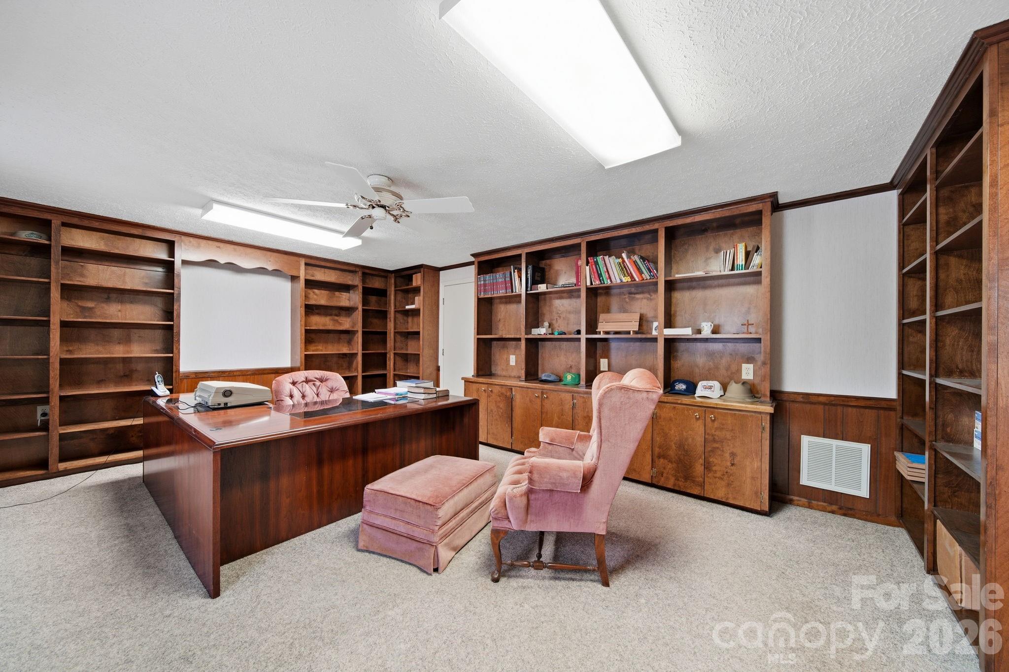 6418 Casar Road Casar, NC 28020 - Photo 12 of 38 a reading room with furniture and a book shelf