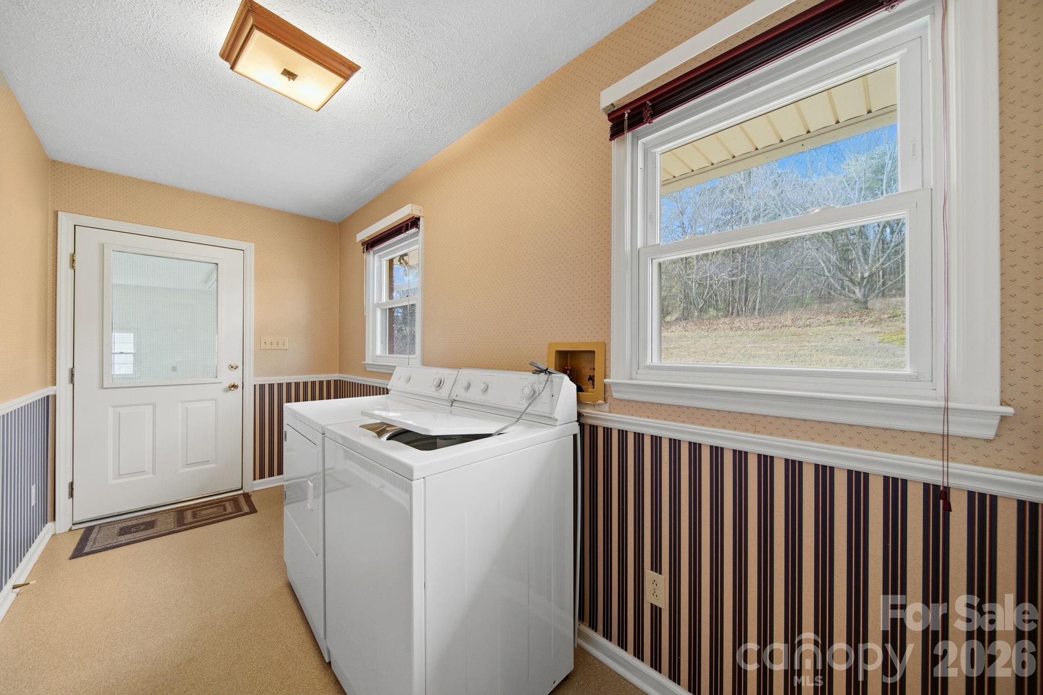 6418 Casar Road Casar, NC 28020 - Photo 21 of 38 a utility room with dryer and washer