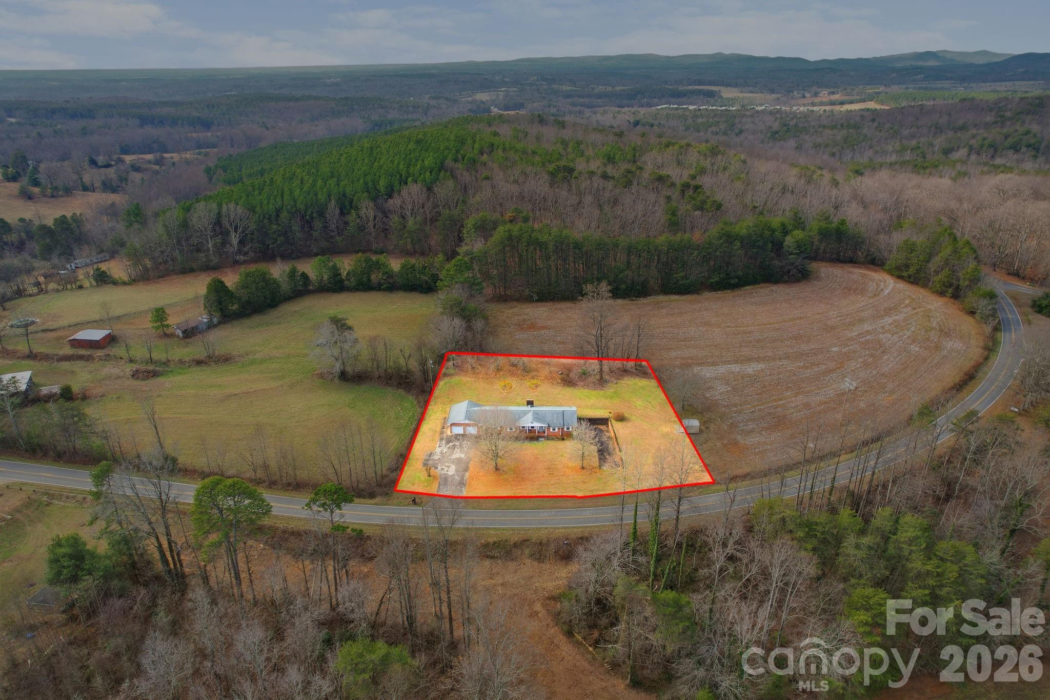 6418 Casar Road Casar, NC 28020 - Photo 38 of 38 a view of a swimming pool with a yard and lake view