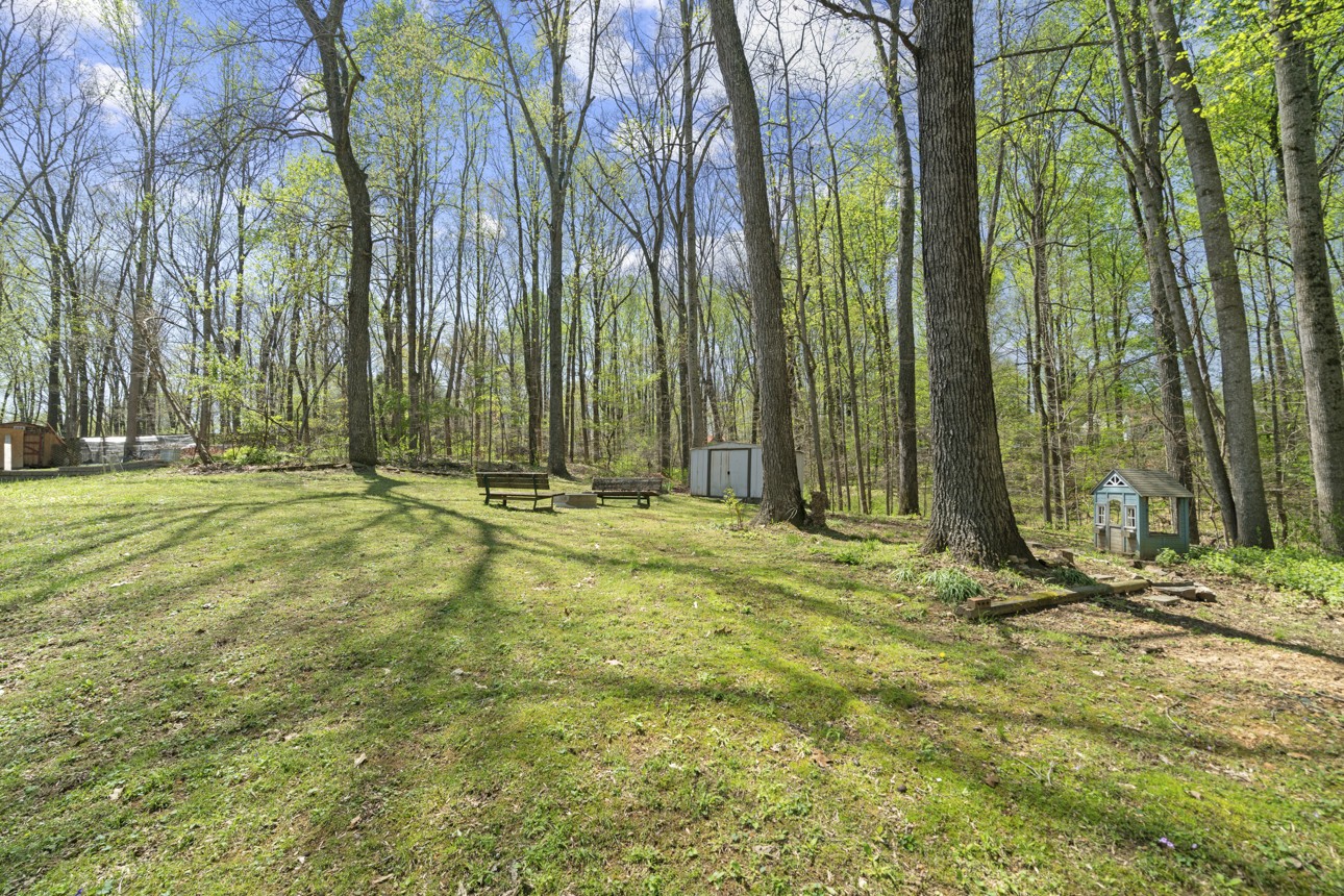 7704 Chester Road Fairview, TN 37062 - Photo 5 of 19 a view of outdoor space with deck and trees