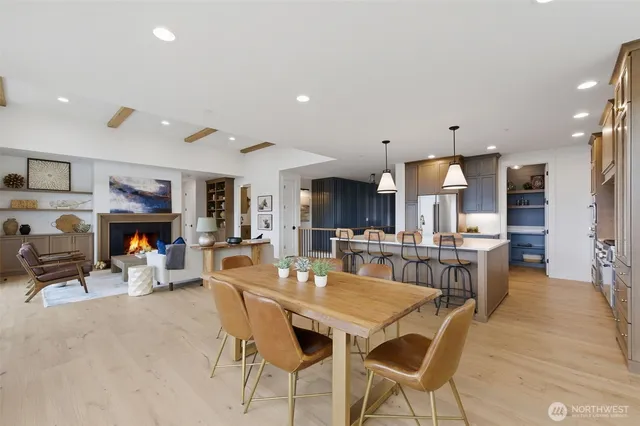 a spacious bedroom with a bed and a window