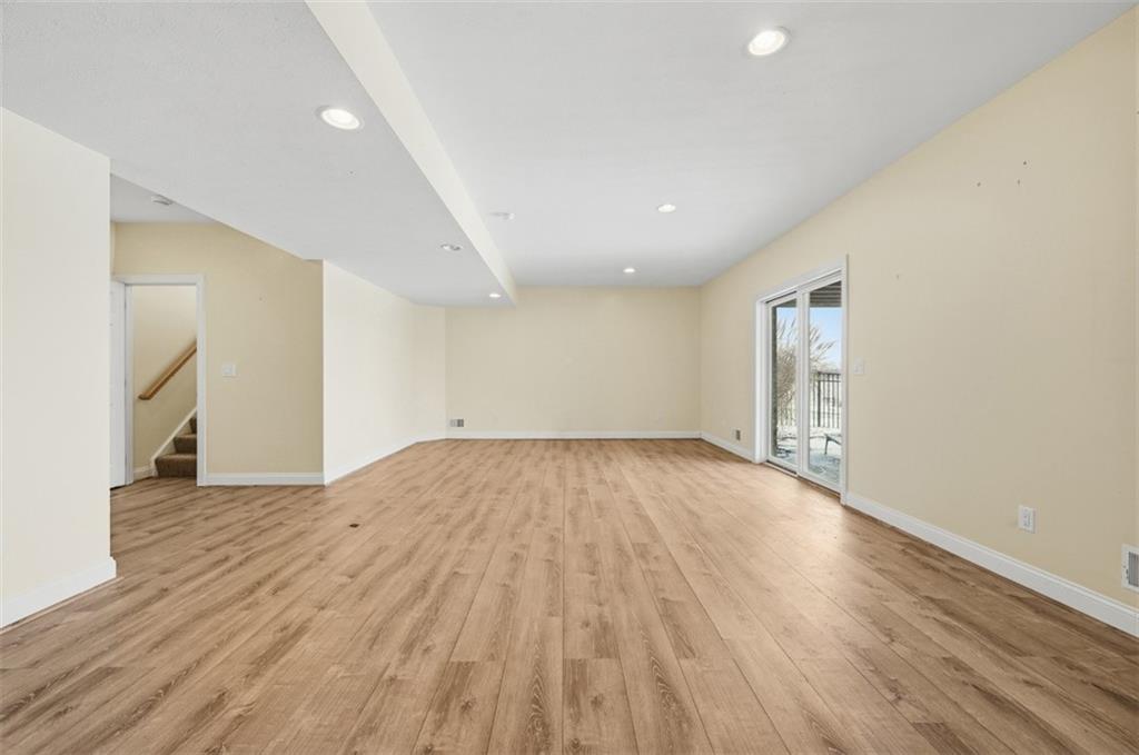 110 Timber Ridge Drive Harmony, PA 16037 - Photo 36 of 50 a view of empty room with wooden floor and fan