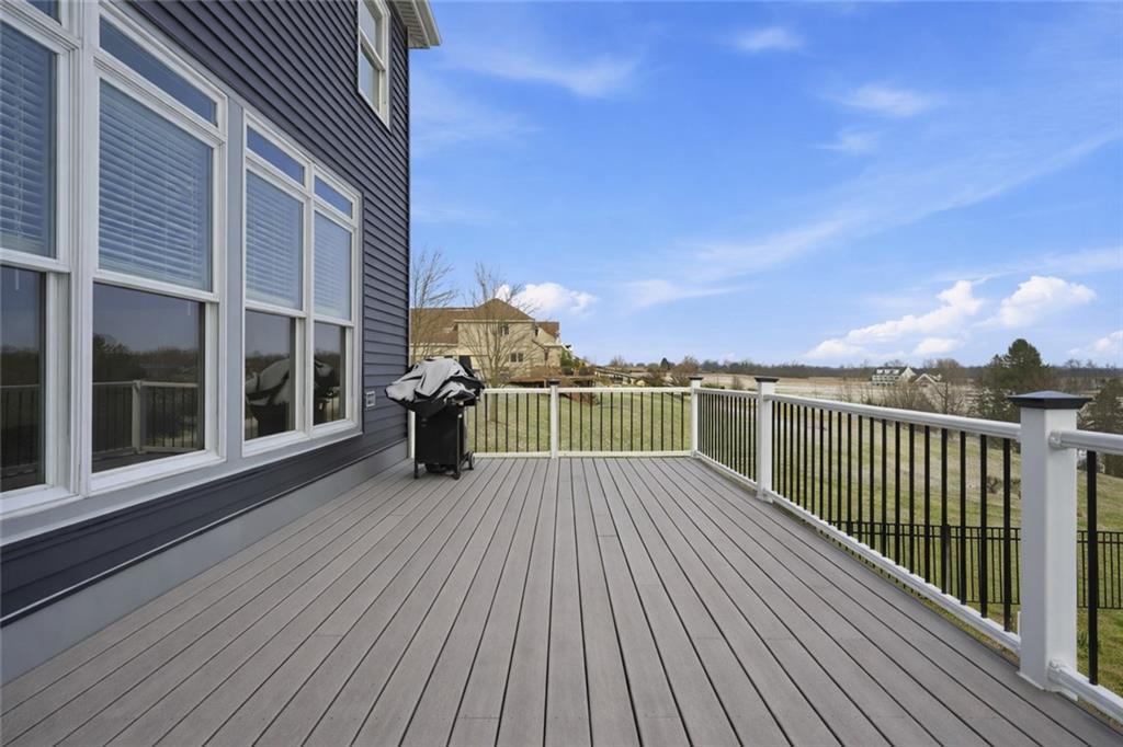 110 Timber Ridge Drive Harmony, PA 16037 - Photo 40 of 50 a view of a balcony with wooden floor