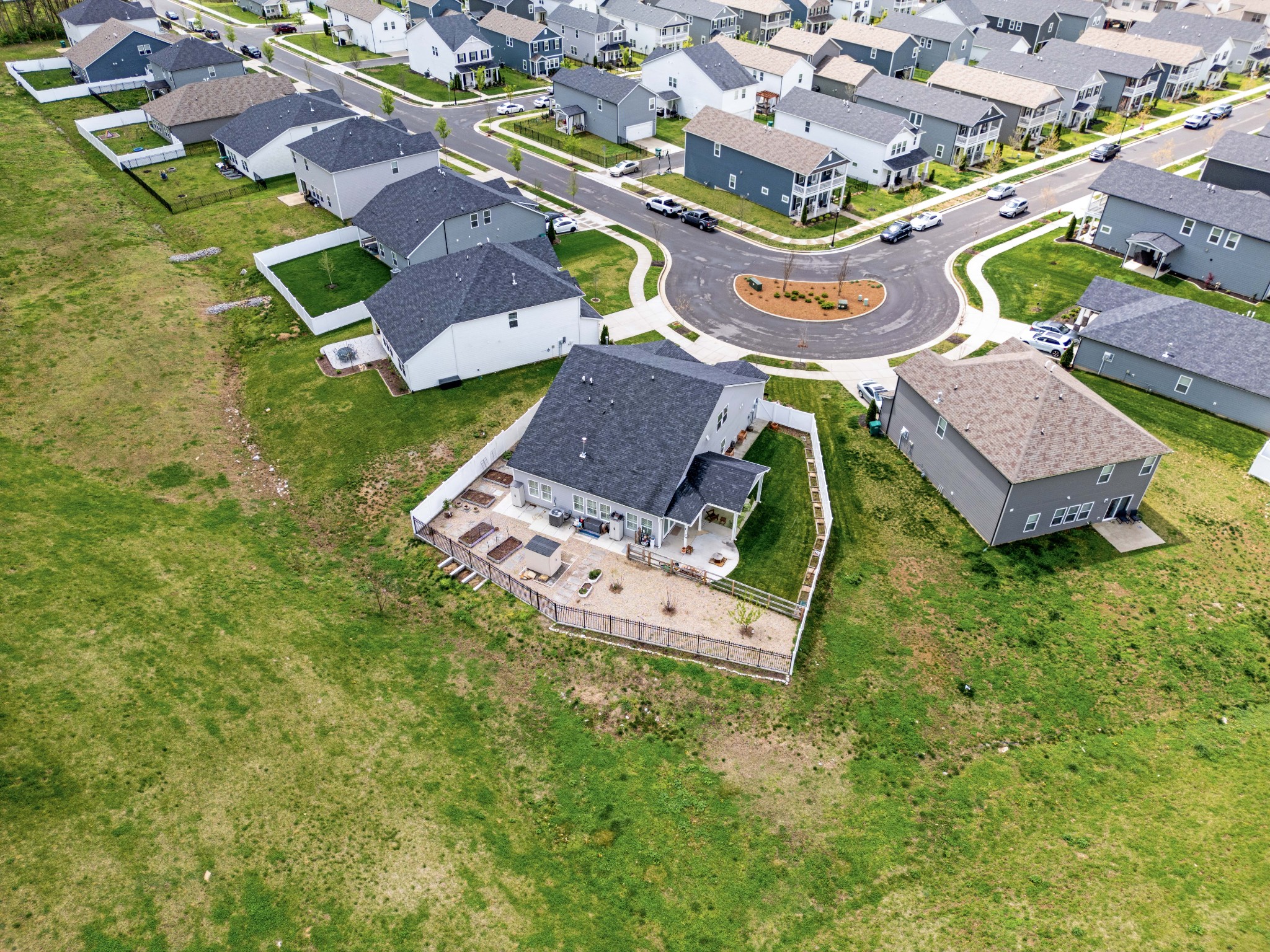 2056 Notchleaf Road Antioch, TN 37013 - Photo 37 of 42 an aerial view of a house with a garden