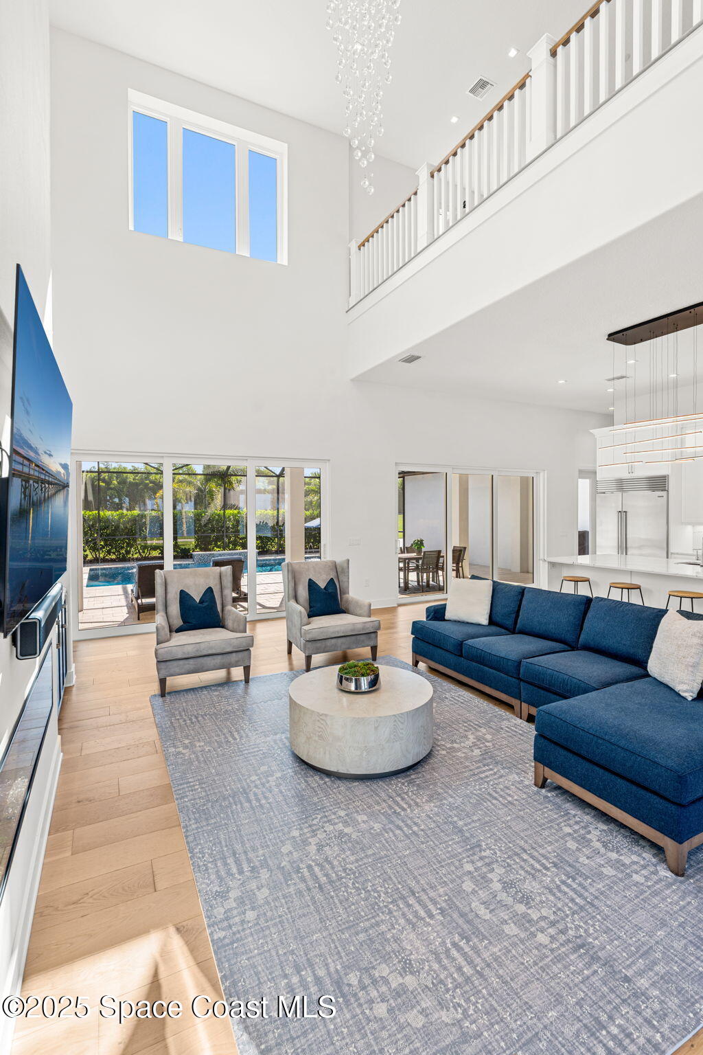 1949 Rockledge Drive Rockledge, FL 32955 - Photo 14 of 48 a living room with furniture fireplace and a table