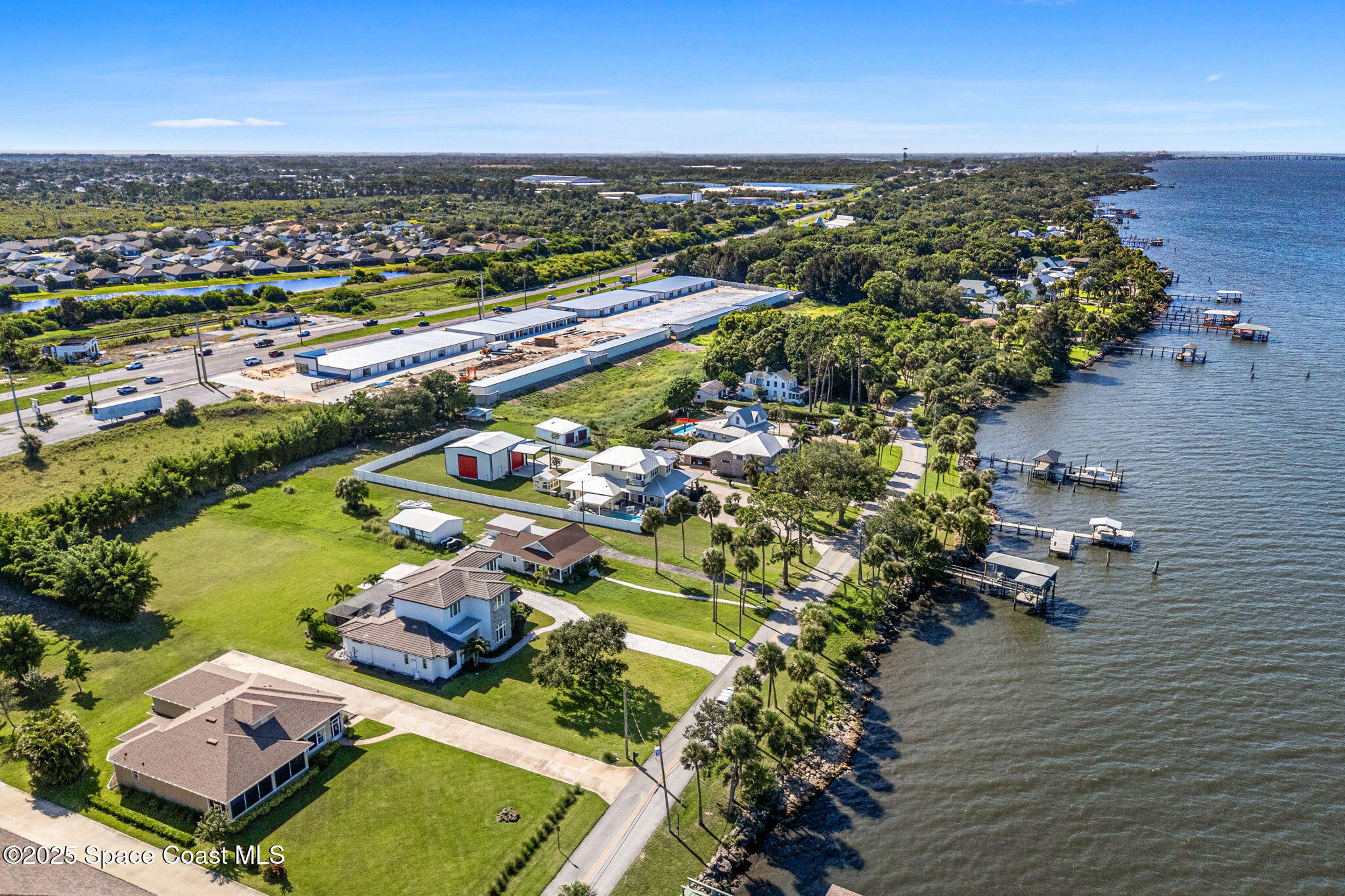1949 Rockledge Drive Rockledge, FL 32955 - Photo 40 of 48 an aerial view of residential houses with outdoor space