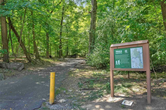 a sign on the side of a road