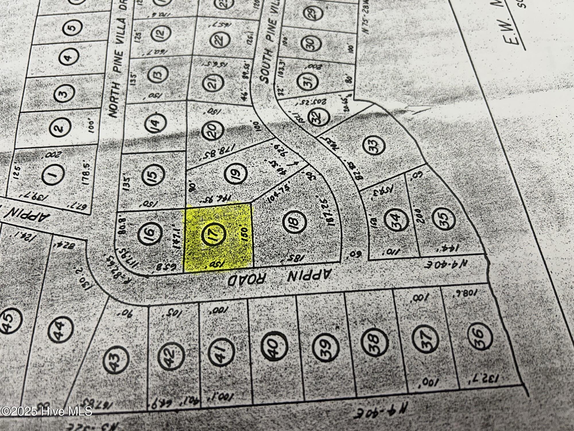 Map View of Lot