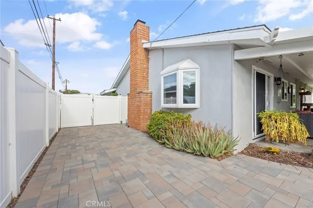 a view of a entryway door front of house