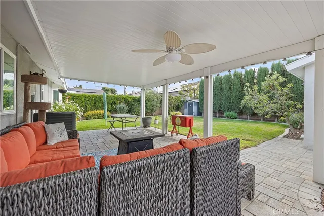 a outdoor space with patio the couches and pool