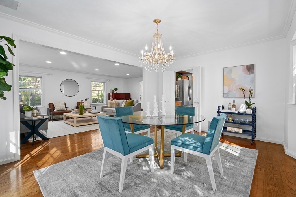 22 Rachel Road Newton, MA 02459 - Photo 6 of 37 a view of a dining room with furniture