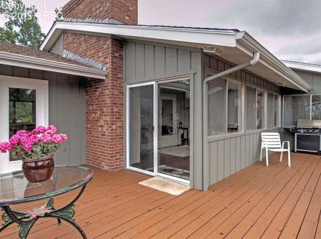 2608 Rigel Drive Colorado Springs, CO 80906 - Photo 23 of 26 Large deck with 2 separate entry into home. great space for entertaining