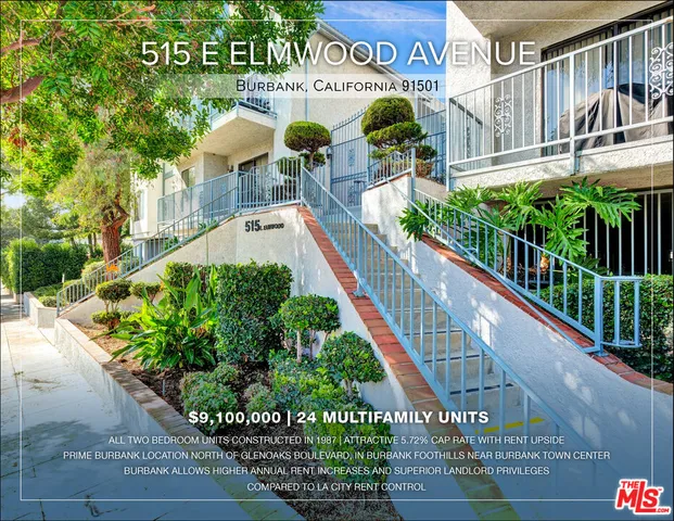 $9,100,000 | 515 East Elmwood Avenue, Burbank, CA 91501