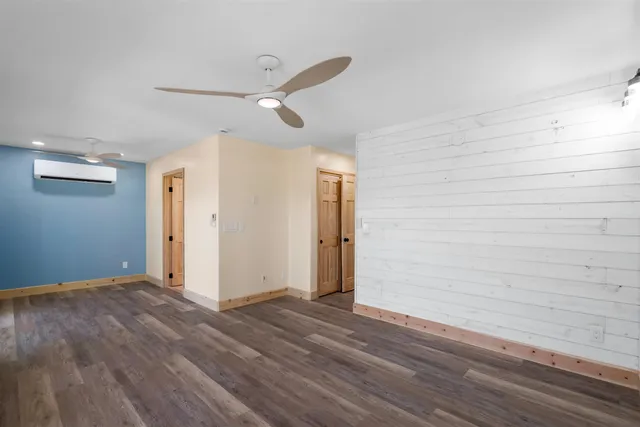 wooden floor in an empty room