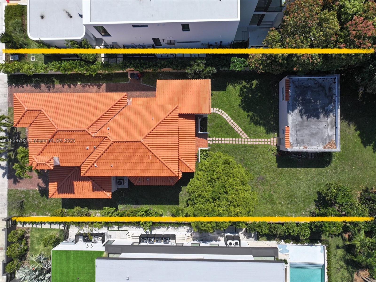 3124 Prairie Avenue Miami Beach, FL 33140 - Photo 36 of 36 an aerial view of a house with a yard basket ball court and outdoor seating