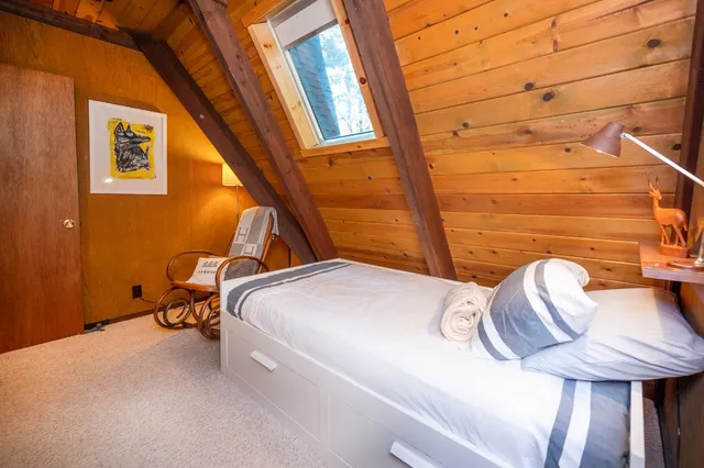 a view of outdoor space with deck and wooden floor