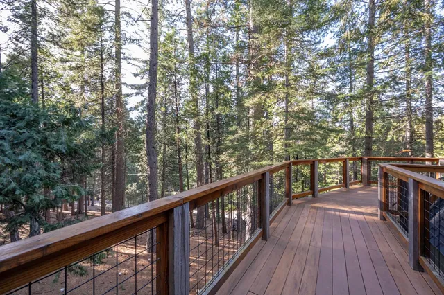 a view of balcony and deck