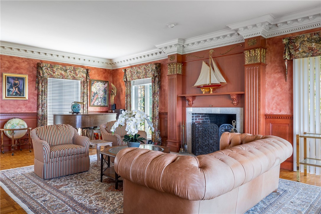 11 Ridge Road Newport, RI 02840 - Photo 15 of 38 Great Room with wood burning fireplace