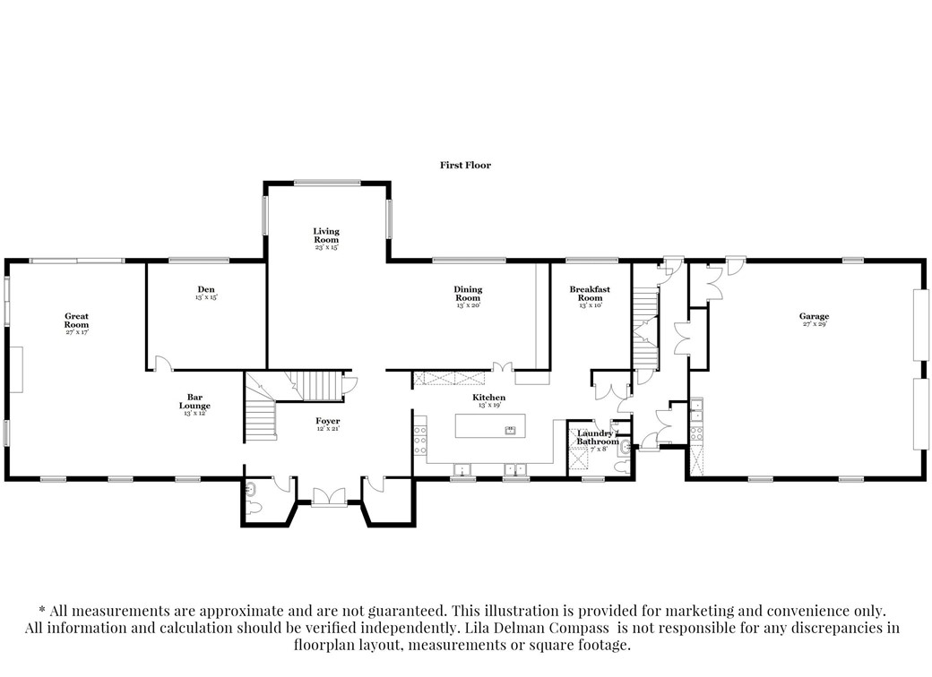 11 Ridge Road Newport, RI 02840 - Photo 37 of 38 First floor plan