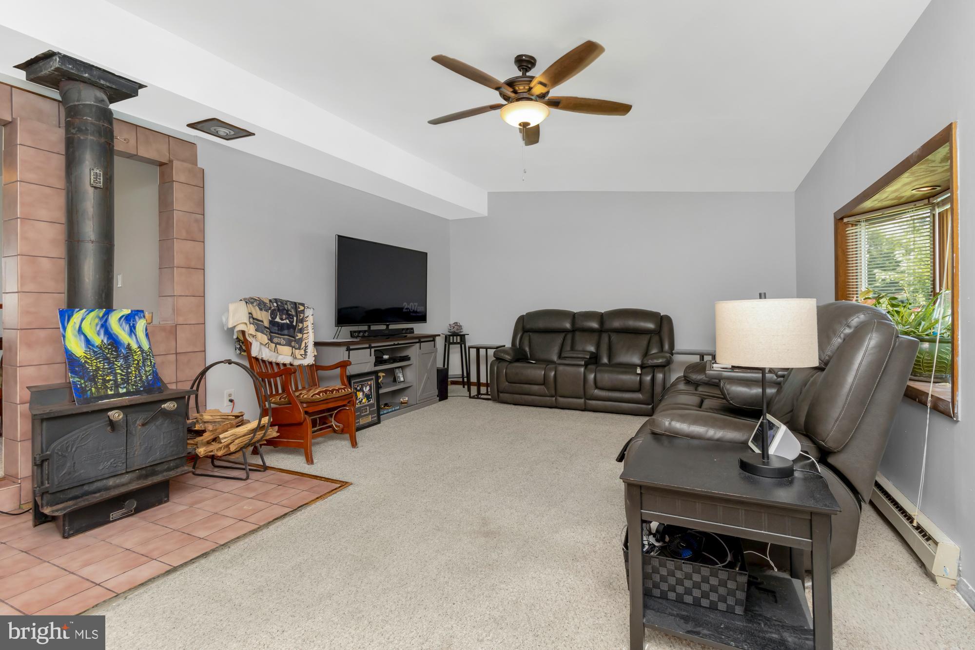 2700 Burridge Road Baltimore, MD 21234 - Photo 26 of 39 Family Room with wood stove