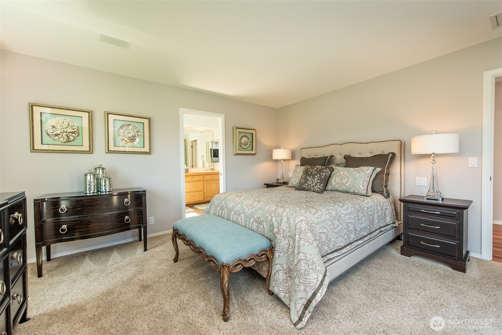 170 Donaper Road Sequim, WA 98382 - Photo 18 of 40 a bedroom with a bed and a dresser