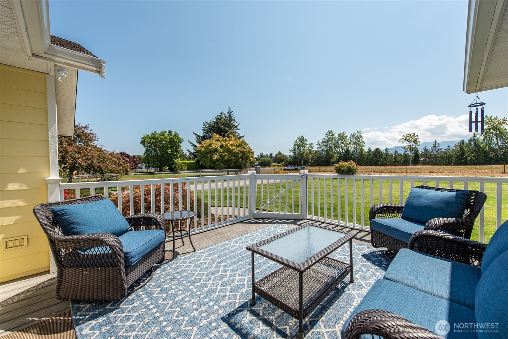 170 Donaper Road Sequim, WA 98382 - Photo 27 of 40 a view of a chairs and table on the terrace