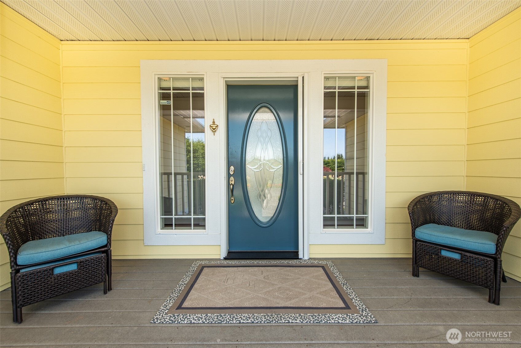 170 Donaper Road Sequim, WA 98382 - Photo 6 of 40 a view of a entryway door with couch