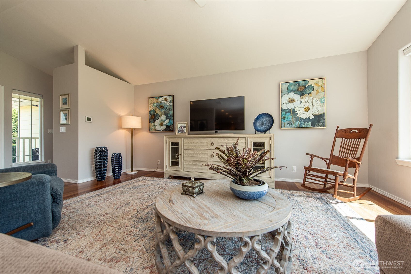 170 Donaper Road Sequim, WA 98382 - Photo 9 of 40 a living room with furniture and a flat screen tv