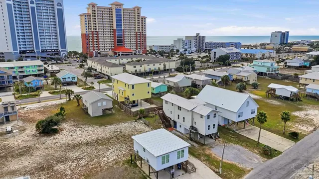 a view of a city with tall buildings