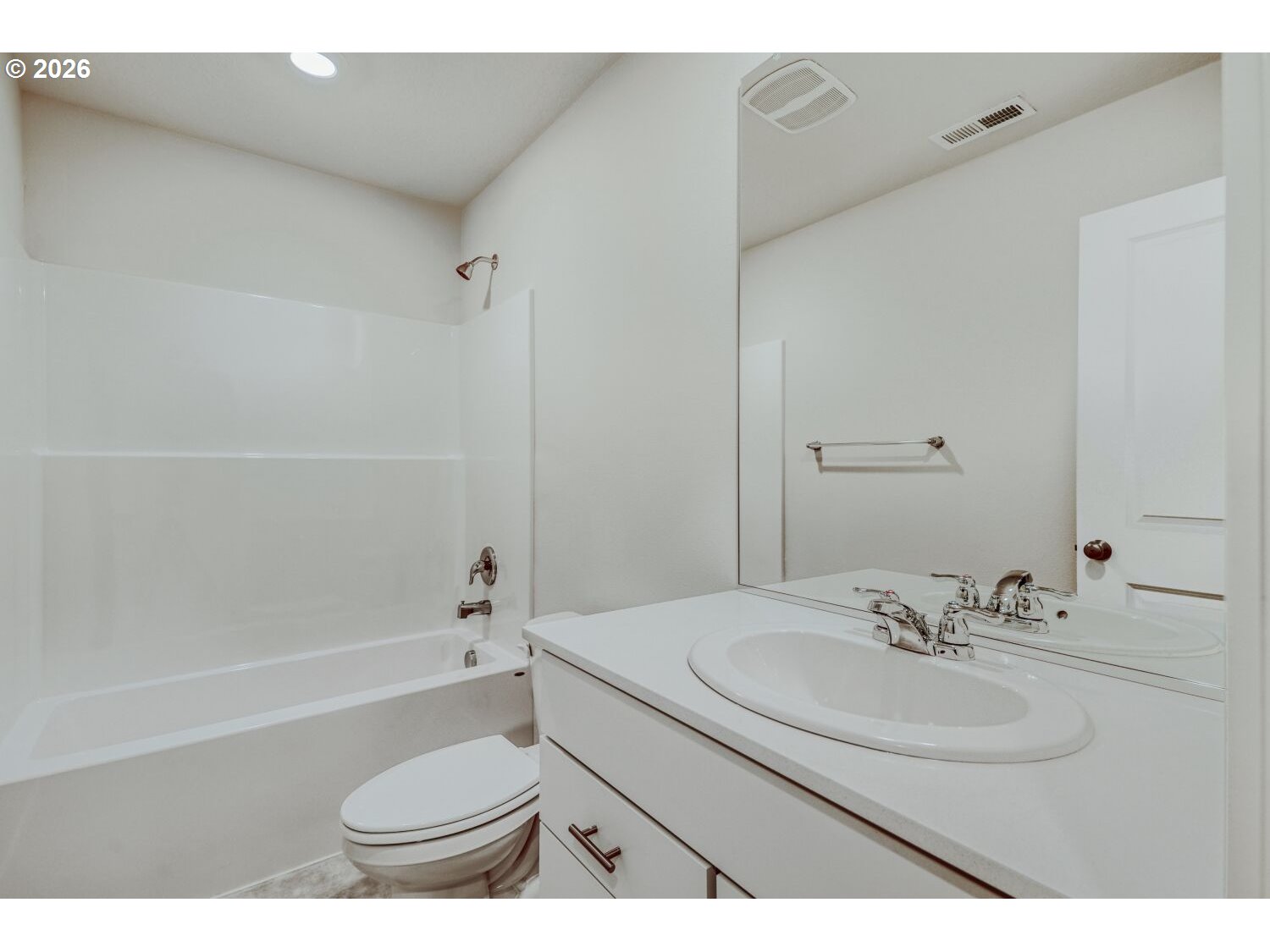 1109 Southeast 193rd Place Camas, WA 98607 - Photo 23 of 29 a bathroom with a sink toilet a mirror and shower