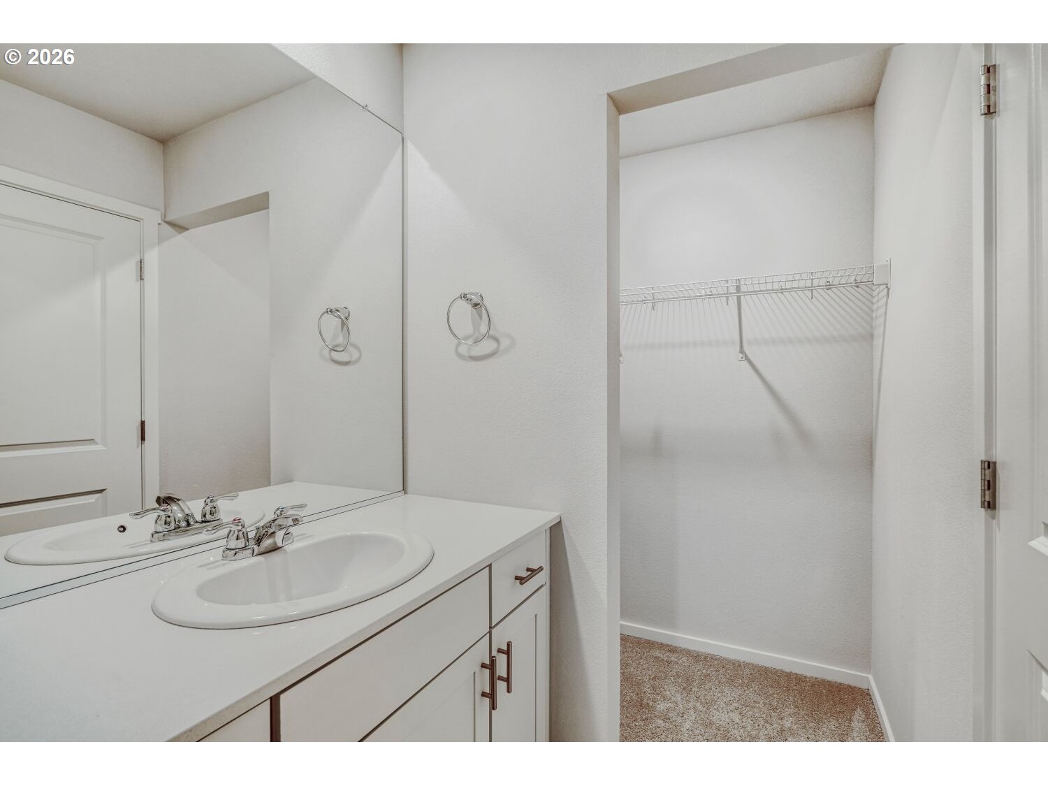 1109 Southeast 193rd Place Camas, WA 98607 - Photo 25 of 29 a bathroom with a sink and a mirror