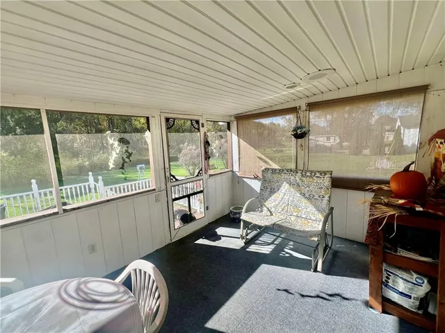 a outdoor space with furniture