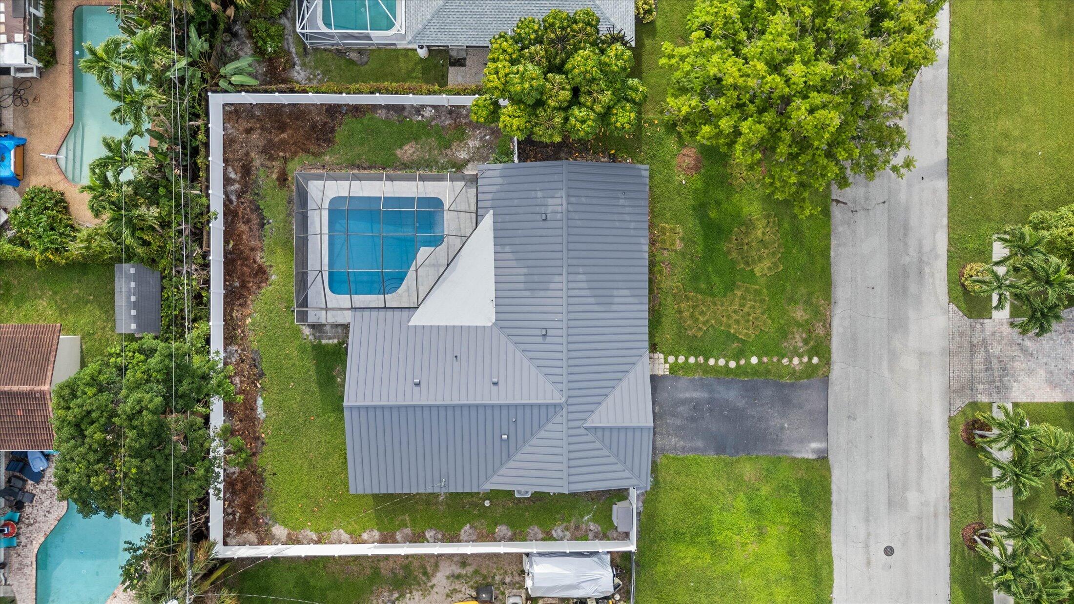 1650 Northwest 9th Street Boca Raton, FL 33486 - Photo 38 of 38 Overhead view/Fenced Lot