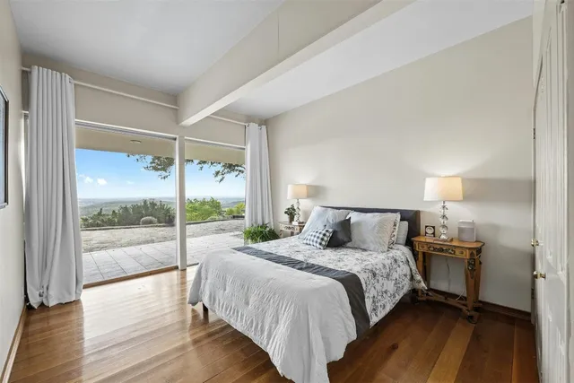 a room with furniture