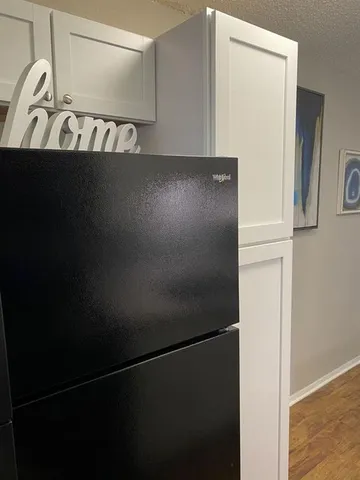 a close view of walk in closet