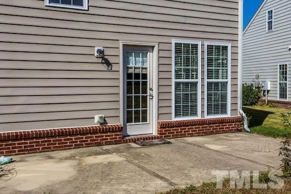 a house view with a garden space