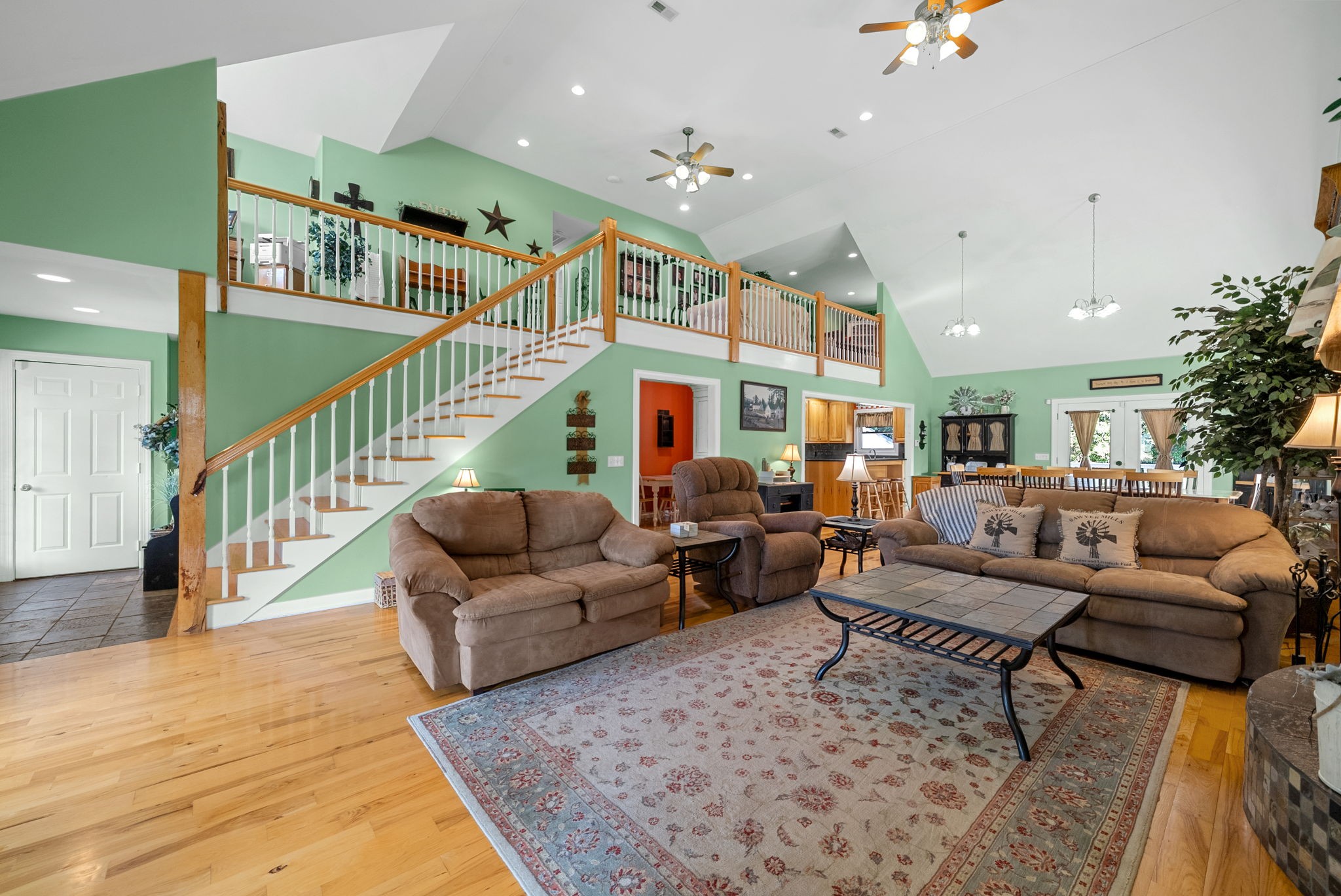 2834 Mosley Ferry Road Ashland City, TN 37015 - Photo 14 of 89 a living room with furniture and a rug