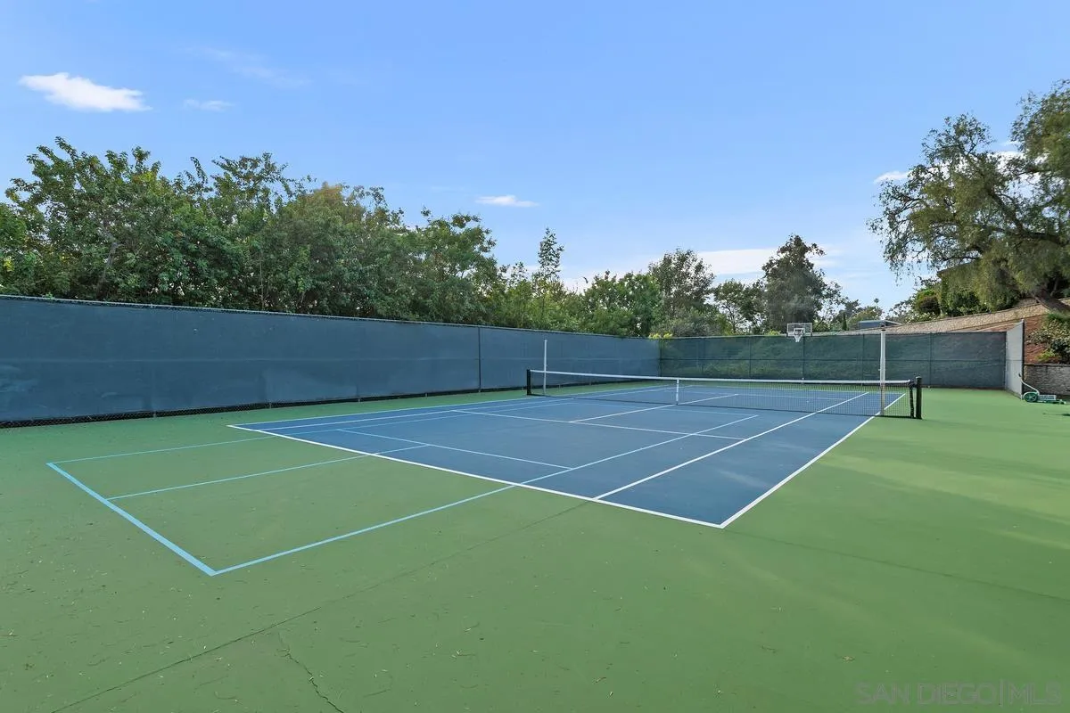 6720 Las Colinas Rancho Santa Fe, CA 92067 - Photo 25 of 36 a view of tennis court