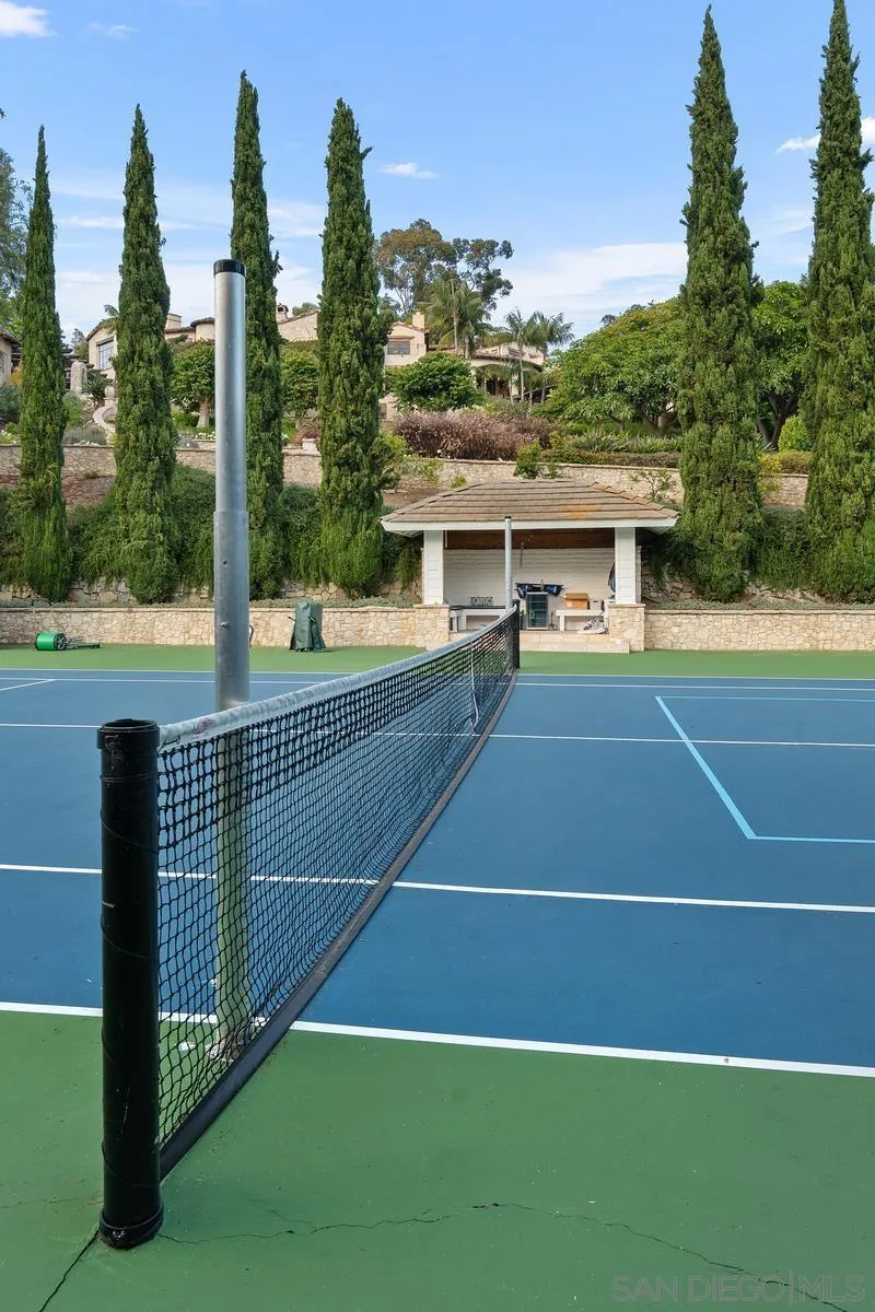 6720 Las Colinas Rancho Santa Fe, CA 92067 - Photo 26 of 36 a view of a tennis court