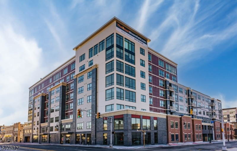 a front view of a building