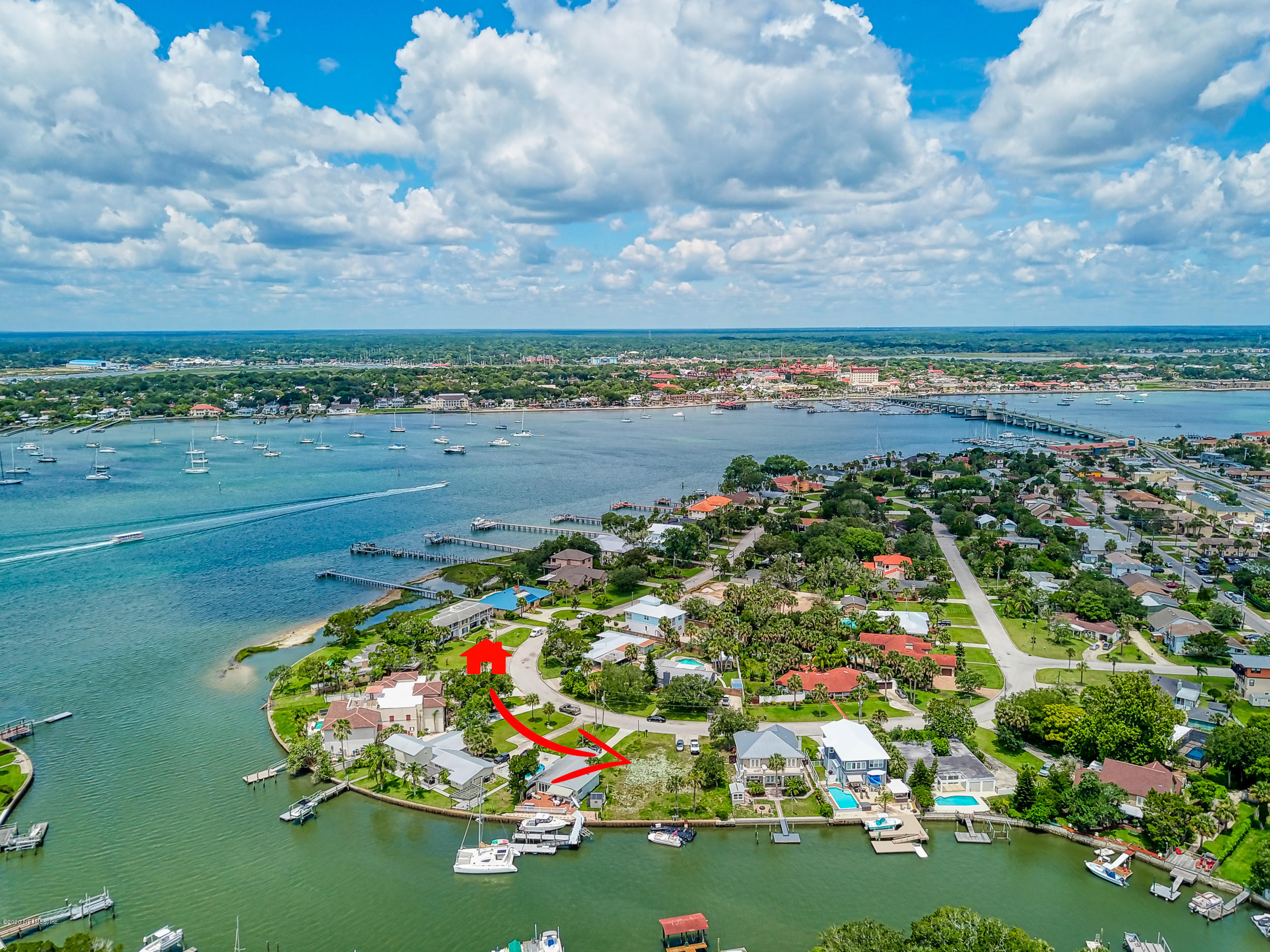 95 Dolphin Drive St. Augustine, FL 32080 - Photo 4 of 13 Aerial