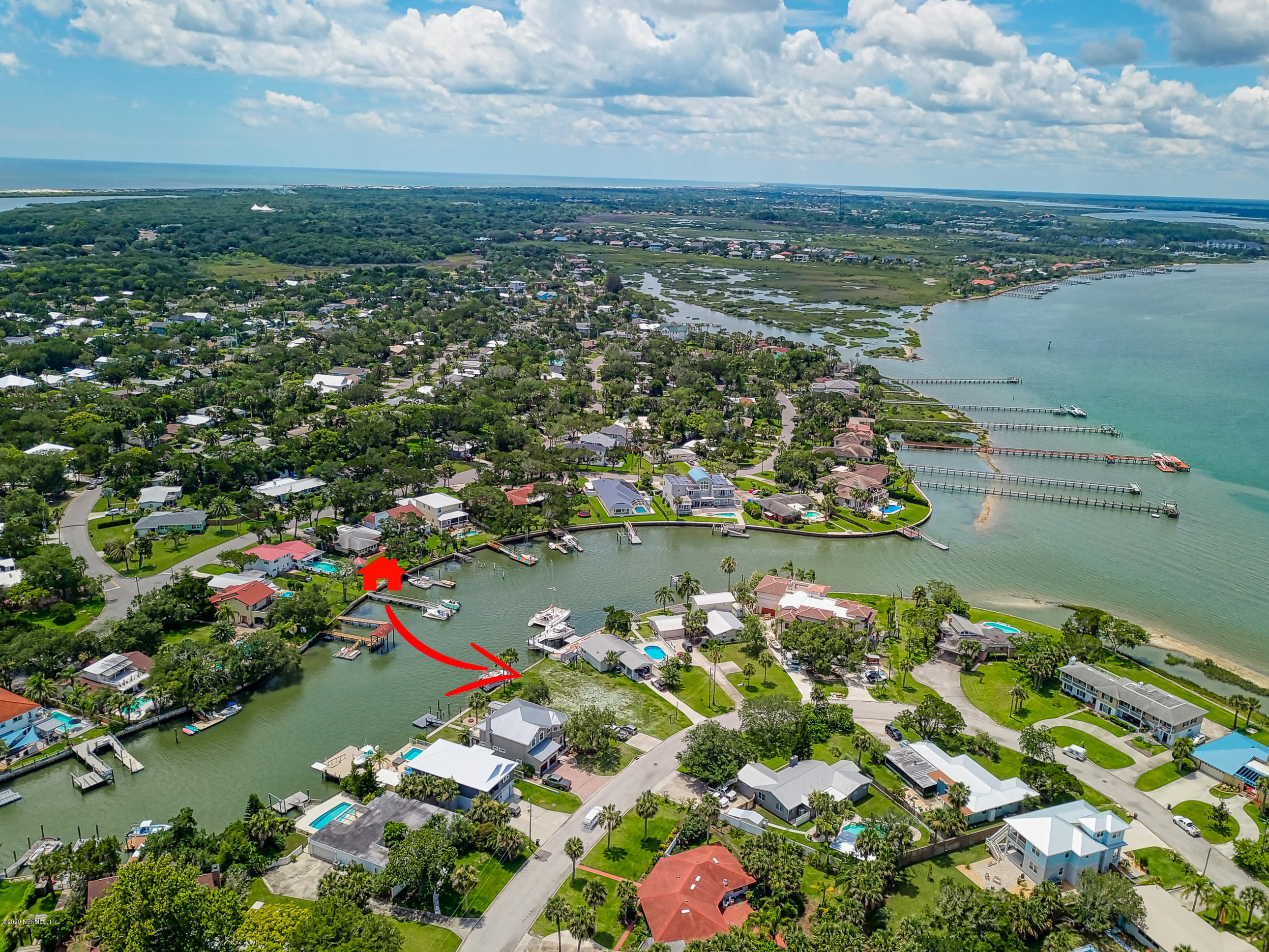 95 Dolphin Drive St. Augustine, FL 32080 - Photo 8 of 13 Aerial