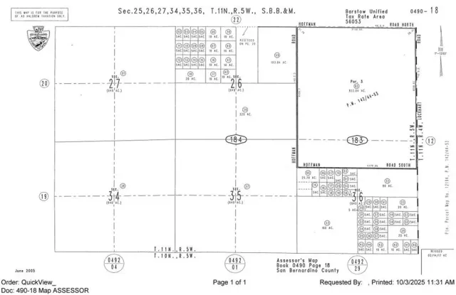 $7,000 | 0 Powerline Road, Boron, CA 93516