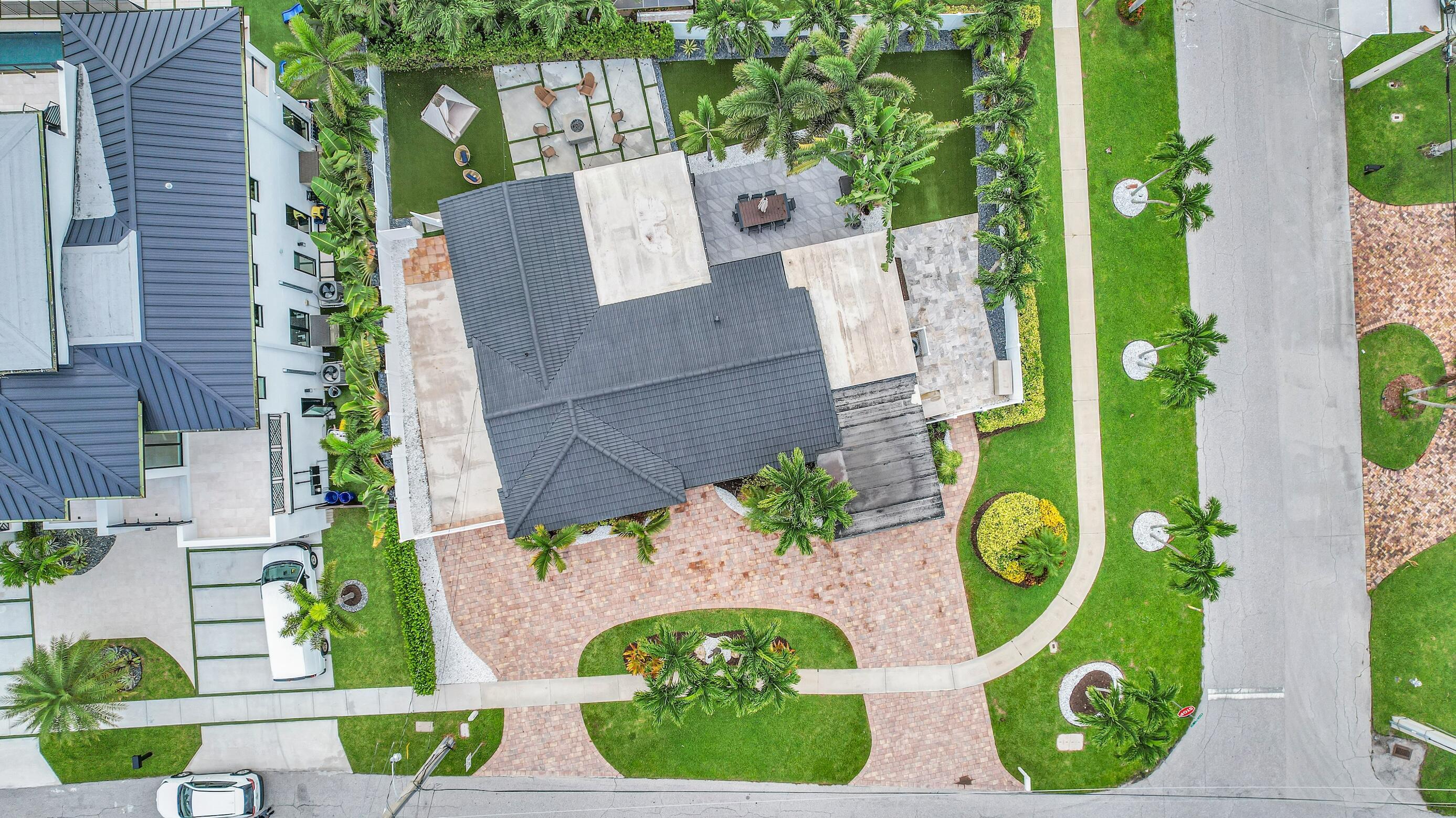 701 Appleby Street Boca Raton, FL 33487 - Photo 47 of 47 an aerial view of a house with garden space and street view